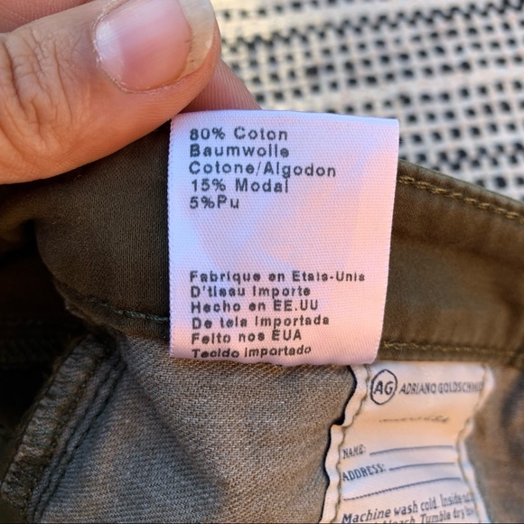 AG Adriano Goldschmied Stevie Slim Straight Leg Pants size 29R - Picture 10 of 10